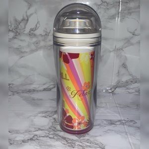 Starbucks 2007 Floral Chill Cup 8oz Excellent Condition